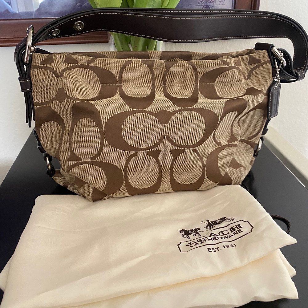 Small Brown Coach Bag used a couple times only, well taken care of, like new.
